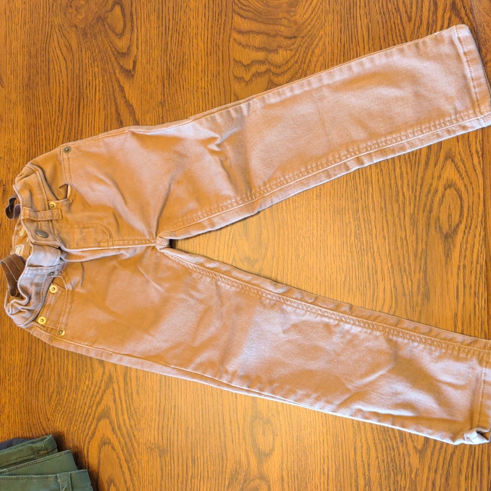 Boys size 4 Wonder nation pants, dark tan